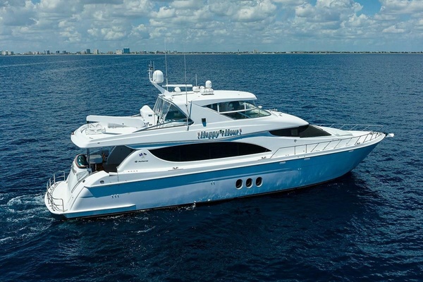 Happy Hour 80ft Hatteras Yacht For Sale