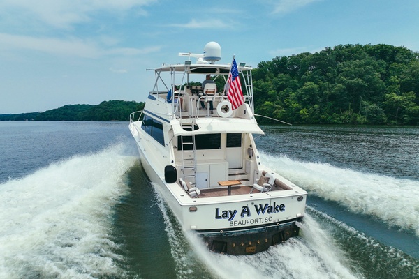 Lay A Wake 53ft Viking Yacht For Sale