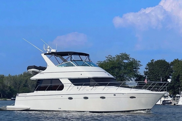 45-ft-Carver-1999-450 Voyager Pilothouse-Distraction Spring Lake Michigan United States  yacht for sale