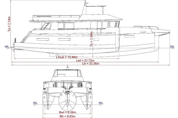 Ellee 72ft Neel Yacht For Sale