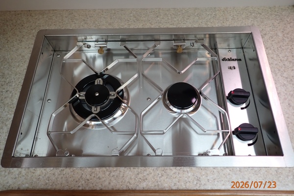 42' Sabre galley cooktop