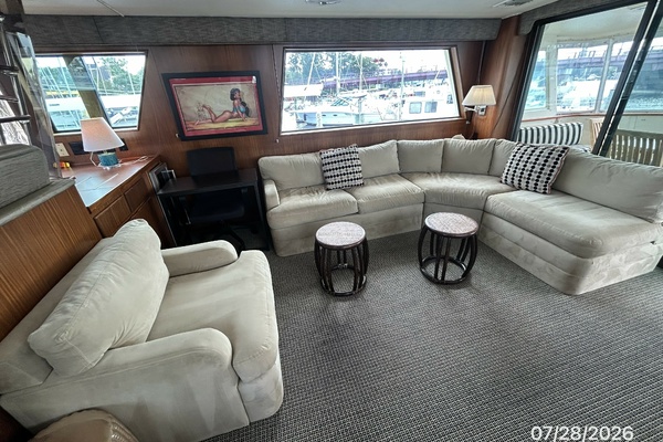 Material Girl 54ft Hatteras Yacht For Sale
