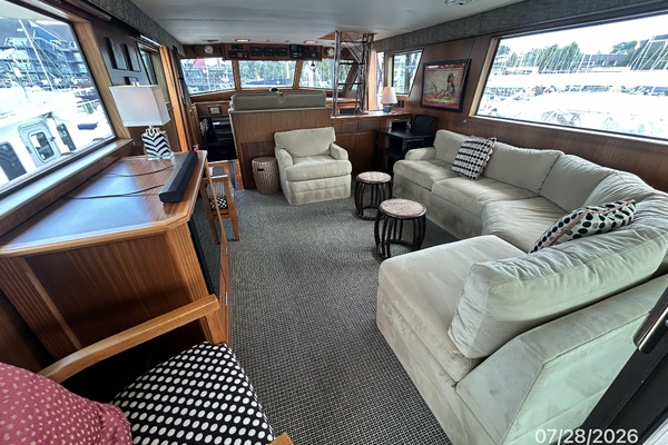 Material Girl 54ft Hatteras Yacht For Sale
