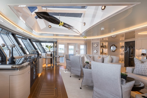 Owner's Deck Observation Lounge Forward Looking To Starboard 