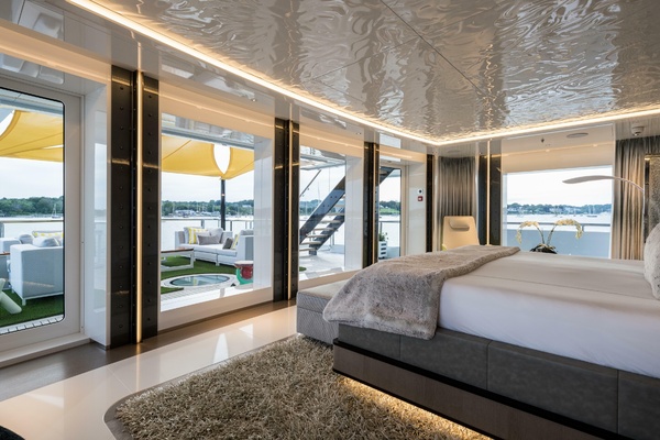 Owner's Stateroom Looking Aft To  Port 
