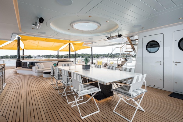 Sun Deck Dining Looking Aft To Port 