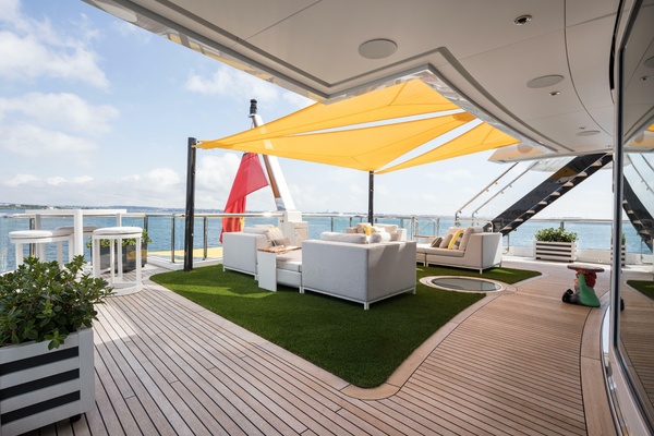 Owner's Deck Aft Looking Aft To Port 