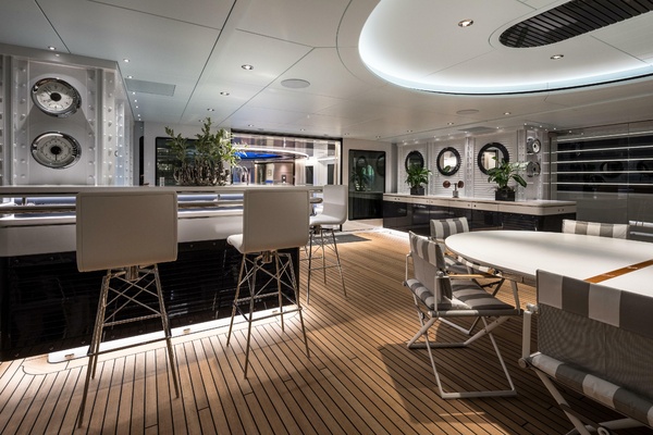 Main Deck Aft Looking Forward To Starboard 