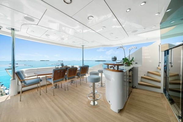 Photo of the 2009 Palmer Johnson Raised Pilothouse Flybridge "BLACKSHEEP"
