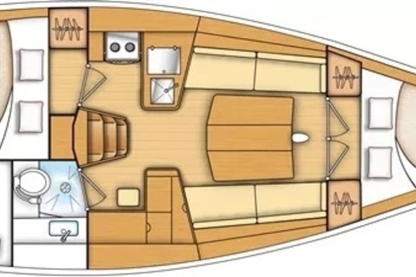 La Mer 35ft Beneteau Yacht For Sale