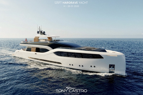 Anemos Signature RPH by Tony Castro Design UK 125ft Hargrave Yacht For Sale