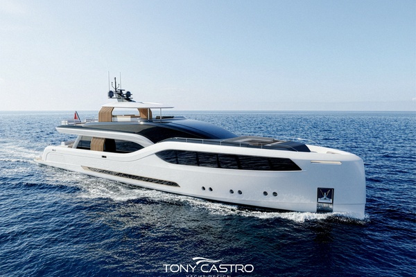 Anemos Signature RPH by Tony Castro Design UK 125ft Hargrave Yacht For Sale