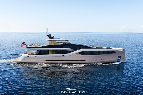 Anemos Signature RPH by Tony Castro Design UK 125ft Hargrave Yacht For Sale