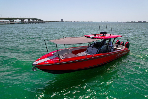 In The Red 39ft Nor Tech Yacht For Sale