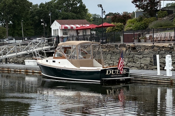 2003 Dyer 29 Soft Top port hind quarter