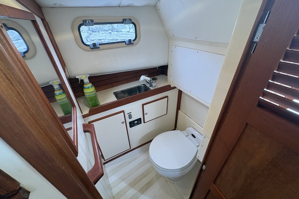 2003 Dyer 29 Soft Top head