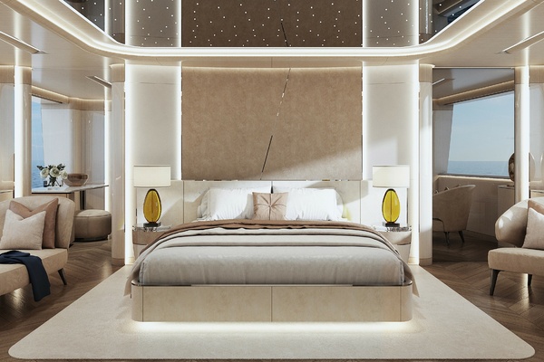 Signature E Series Tri Decks by Gabriele Teruzzi Yacht Design Trieste 125ft Hargrave Yacht For Sale