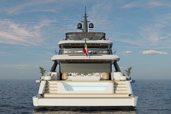 Signature E Series Tri Decks by Gabriele Teruzzi Yacht Design Trieste 125ft Hargrave Yacht For Sale