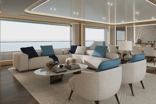 Signature E Series Tri Decks by Gabriele Teruzzi Yacht Design Trieste 125ft Hargrave Yacht For Sale