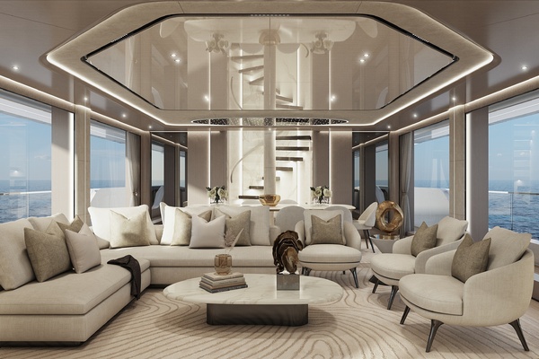 Signature E Series Tri Decks by Gabriele Teruzzi Yacht Design Trieste 125ft Hargrave Yacht For Sale