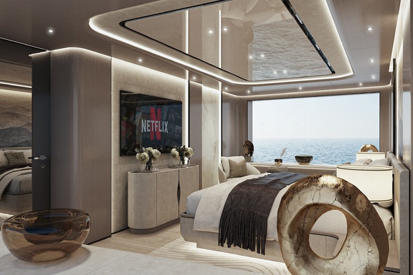 Signature E Series Tri Decks by Gabriele Teruzzi Yacht Design Trieste 125ft Hargrave Yacht For Sale
