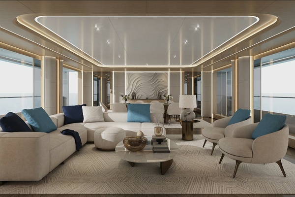 Signature E Series Tri Decks by Gabriele Teruzzi Yacht Design Trieste 125ft Hargrave Yacht For Sale