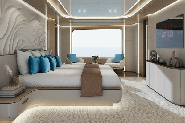 Signature E Series Tri Decks by Gabriele Teruzzi Yacht Design Trieste 125ft Hargrave Yacht For Sale