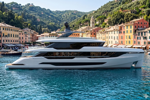 Signature E Series Tri Decks by Gabriele Teruzzi Yacht Design Trieste 125ft Hargrave Yacht For Sale