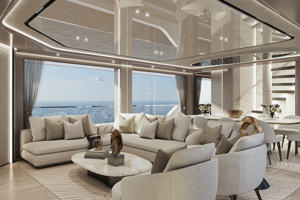 Signature E Series Tri Decks by Gabriele Teruzzi Yacht Design Trieste 125ft Hargrave Yacht For Sale