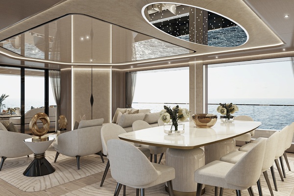 Signature E Series Tri Decks by Gabriele Teruzzi Yacht Design Trieste 125ft Hargrave Yacht For Sale
