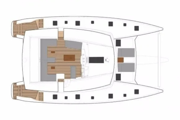 2018 Founatine Pajot Ipanema 58 layout