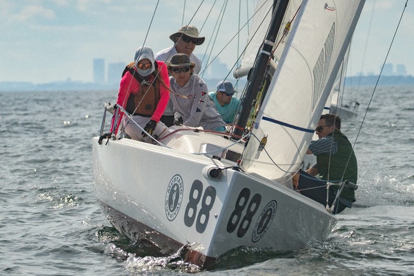 2013 J/70 bow