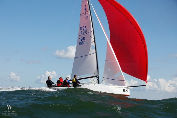 2013 J/70 starboard forward quarter 