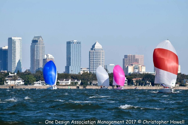2013 J/70 regatta downwind run