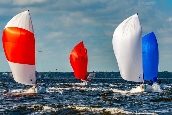 2013 J/70 regatta downwind run