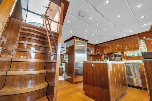 Flybridge Steps In Galley