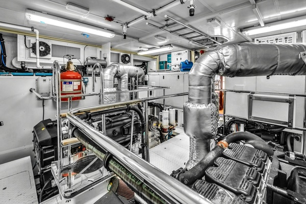 Engine Room Looking To Stbd