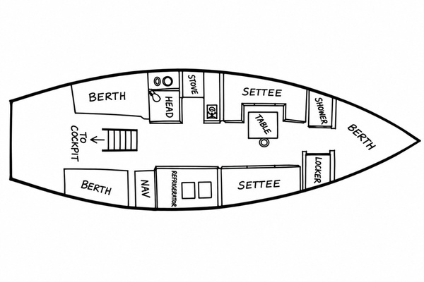 Ramble On 44ft Reliance Yacht For Sale