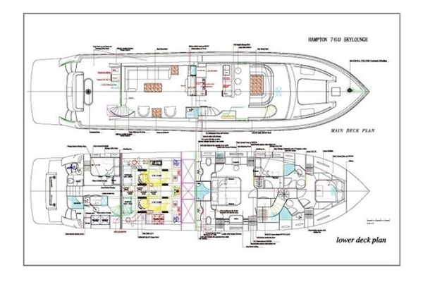 2014Hampton 76 ft 760 Sky Lounge Motor Yachts   TIGER LILLI