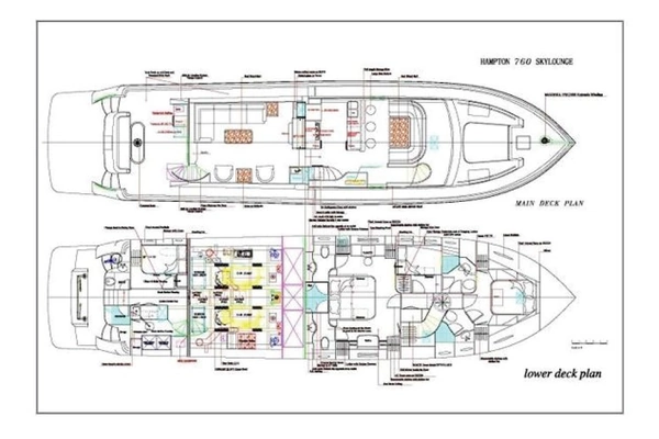 Hampton 760 Sky Lounge Motor Yachts Yacht For Sale