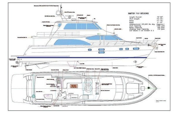 2014Hampton 76 ft 760 Sky Lounge Motor Yachts   TIGER LILLI