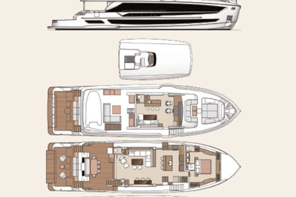 Horizon FD85s 620 85ft Horizon Yacht For Sale