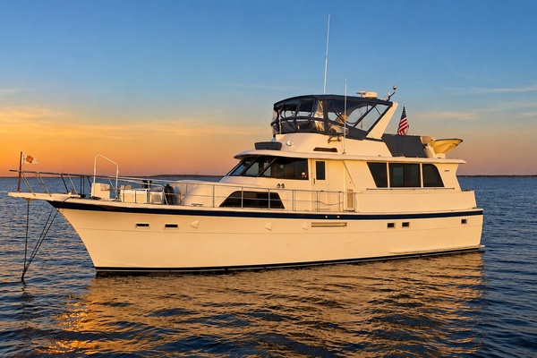 3 Little Birds 53ft Hatteras Yacht For Sale