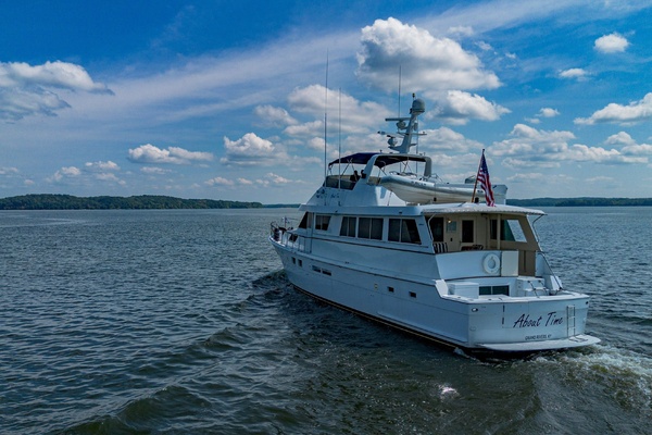 About Time 70ft Hatteras Yacht For Sale