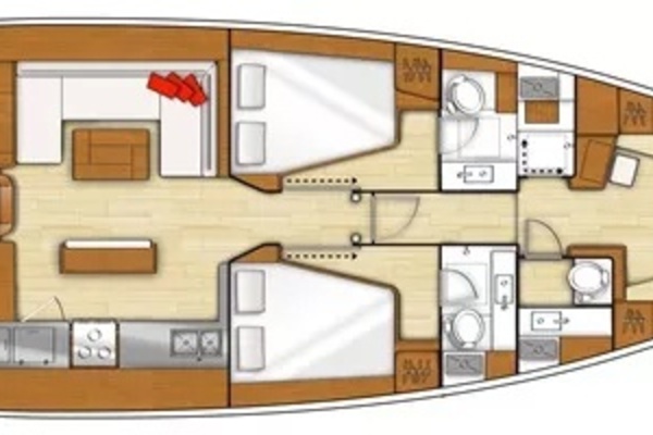 SENSIBLE 55ft Beneteau Yacht For Sale