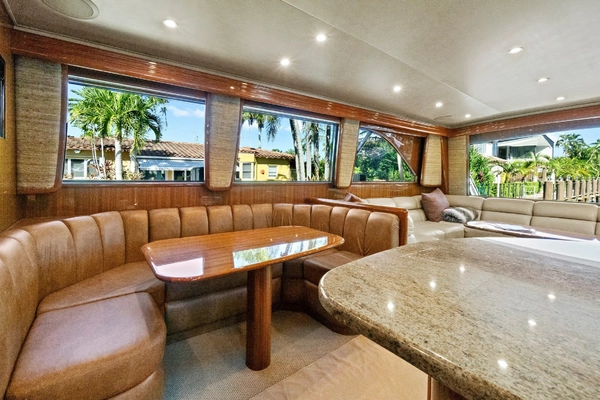 Viking 74 Enclosed Bridge Yacht For Sale