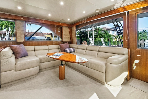 Viking 74 Enclosed Bridge Yacht For Sale