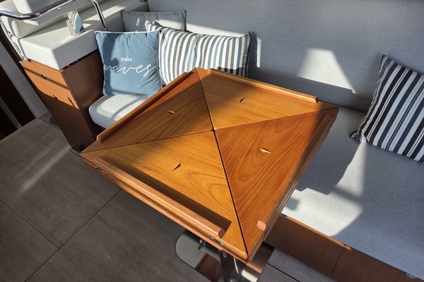 Custom salon table - folded