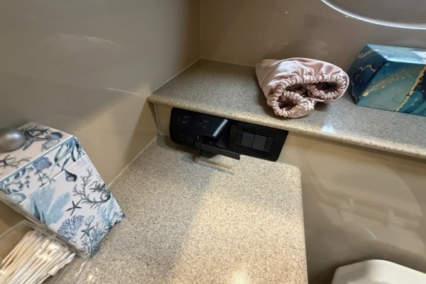 Bathroom 110 v receptacle