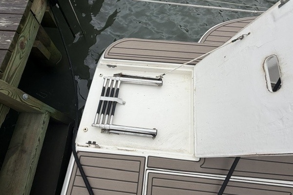 Swimdeck boarding ladder